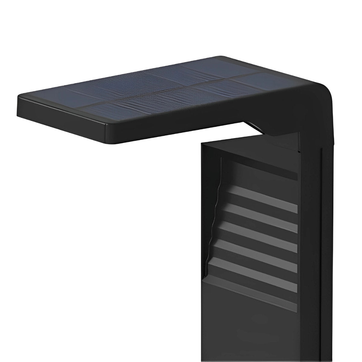 Smart Switch Minimalist Waterproof Stainless Steel Black Solar Pathway Lights - Flyachilles