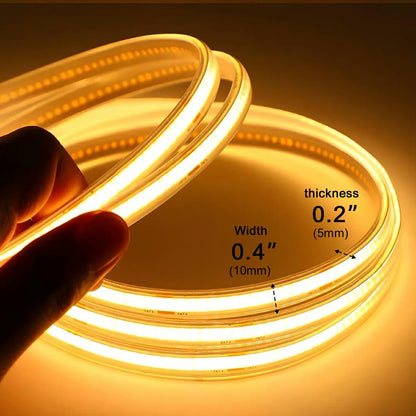 Solar COB DIY Waterproof Outdoor Recessed LED Flexible Linear Light - Flyachilles