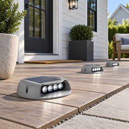 Solar Deck Stair Lights LED Outdoor Step Lights - Flyachilles