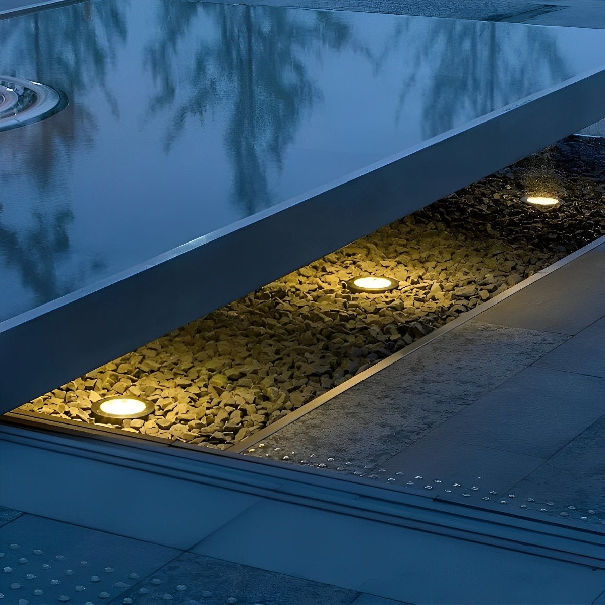 Solar LED Recessed Deck Stair Lights Outdoor Step Lights 16 Pcs - Flyachilles