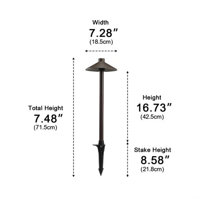 Solar Mushroom Waterproof LED Outdoor Lawn Landscape Lighting - Flyachilles