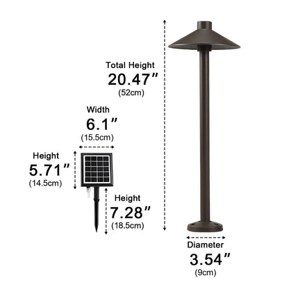 Solar Mushroom Waterproof LED Outdoor Lawn Landscape Lighting - Flyachilles