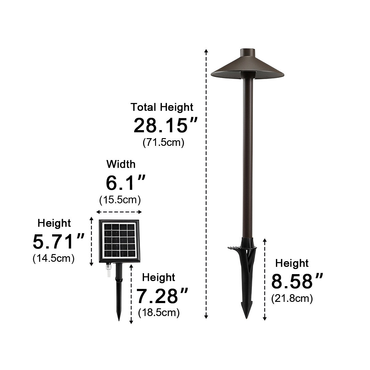Solar Modern Mushroom Waterproof LED Outdoor Grass Lawn Landscape