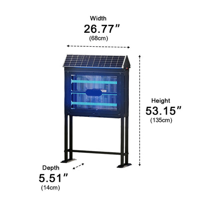 Solar Outdoor Mosquito Killer Lamp Waterproof Bug Zapper Light - Flyachilles