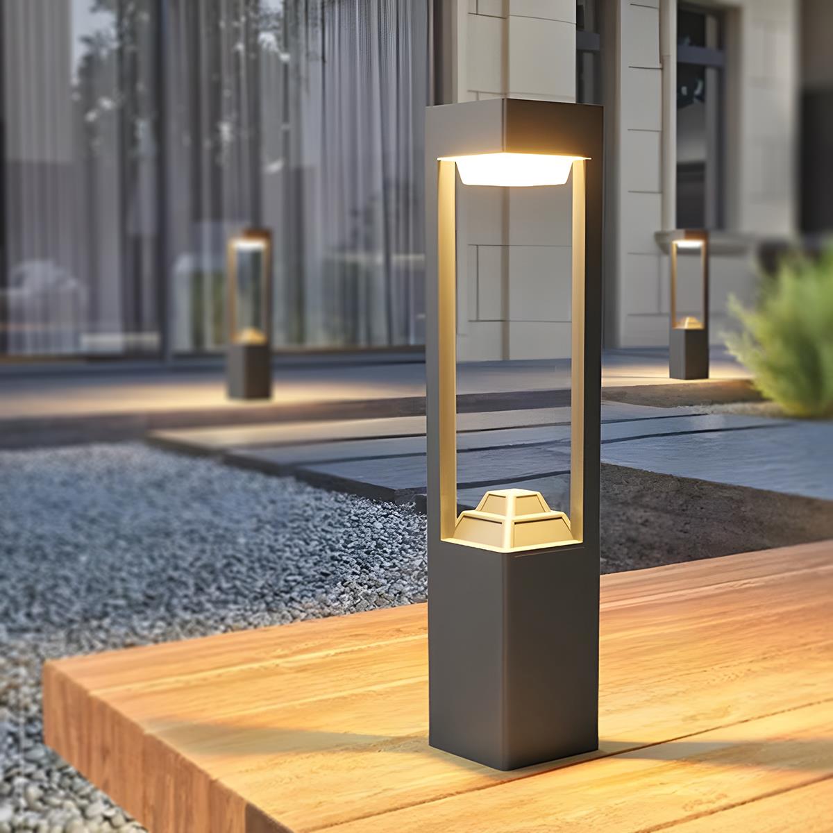 Solar Rectangular LED Outdoor Landscape Lighting - Flyachilles