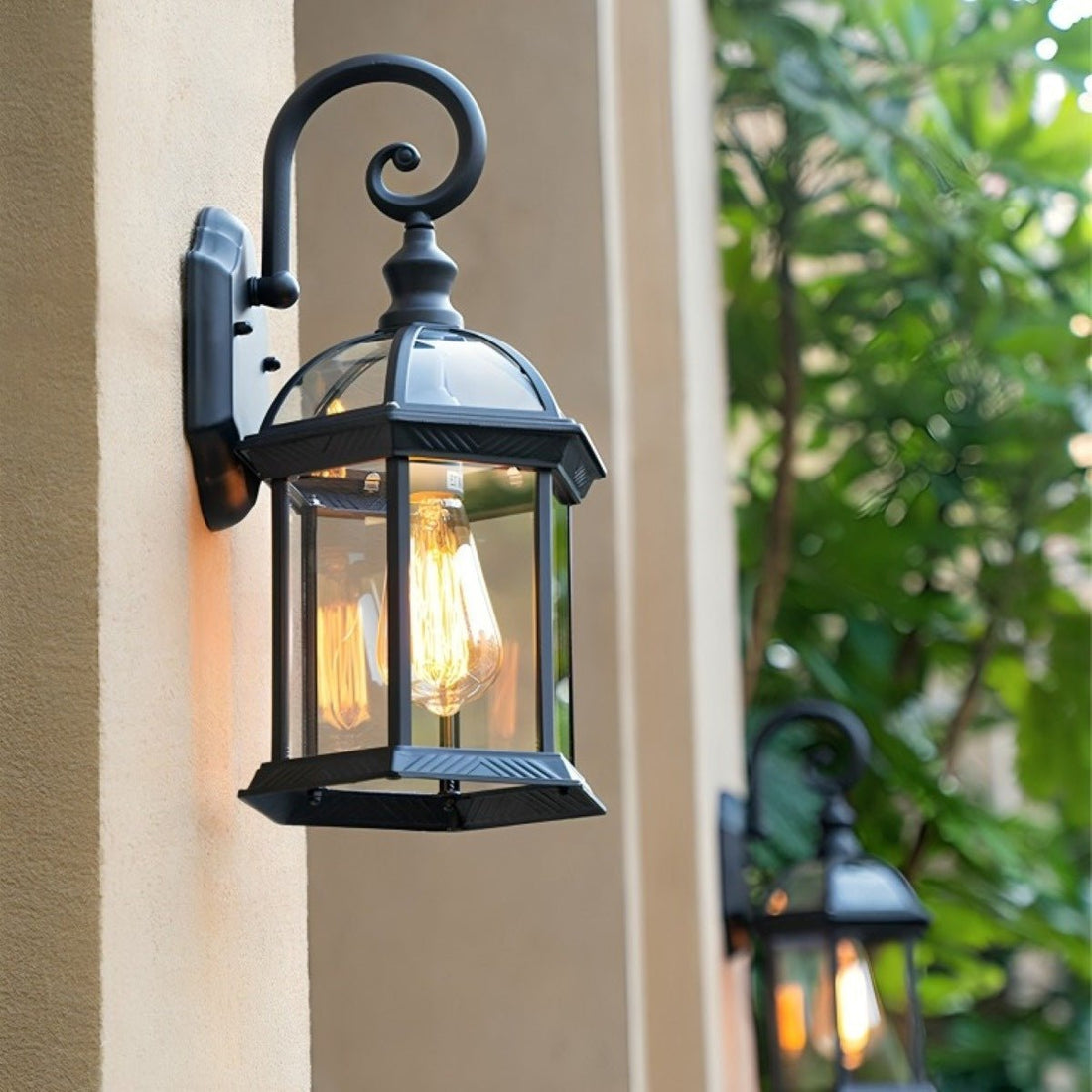 Solar Rustic Gazebo Waterproof Outdoor LED Porch Wall Lights - Flyachilles