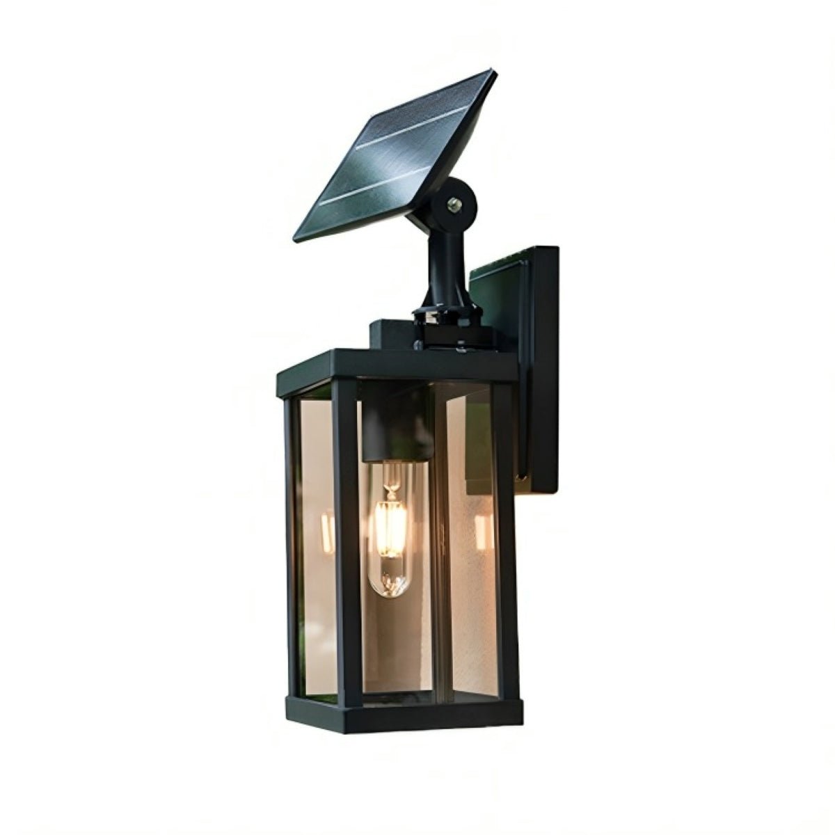 Solar Rustic Rectangular Waterproof Outdoor LED Porch Wall Lights - Flyachilles