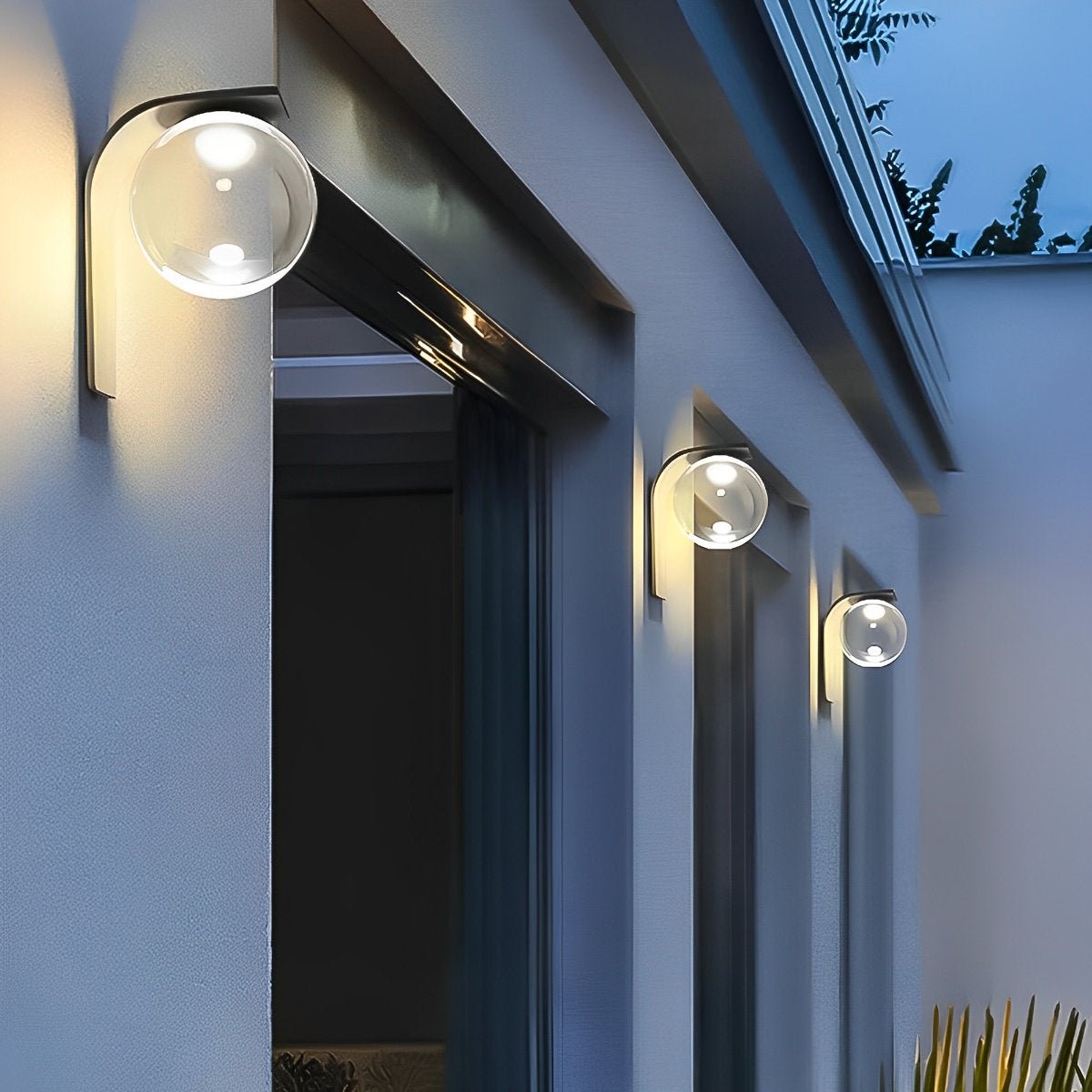 Solar Waterproof Bubbles LED Outdoor Wall Sconces - Flyachilles