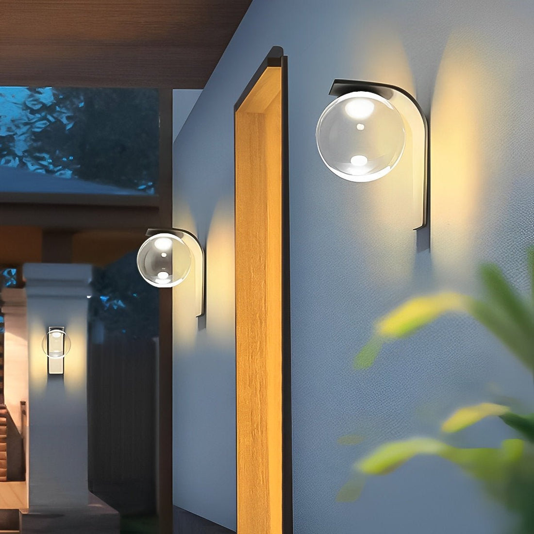 Solar Waterproof Bubbles LED Outdoor Wall Sconces - Flyachilles