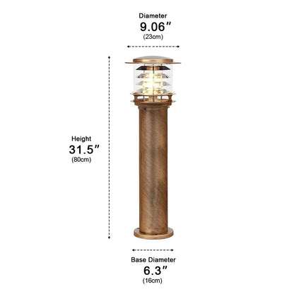 Solar Waterproof Cylinder LED Outdoor Landscape Lighting - Flyachilles