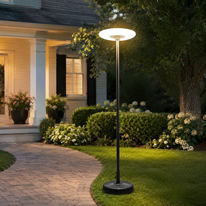 Solar Waterproof Dish Moving &amp; Lifting Outdoor LED Floor Lamps - Flyachilles