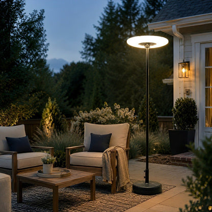 Solar Waterproof Dish Moving &amp; Lifting Outdoor LED Floor Lamps - Flyachilles