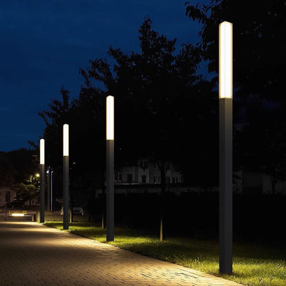 Solar Waterproof High Pole Metal Post Lights Street Lights - Flyachilles