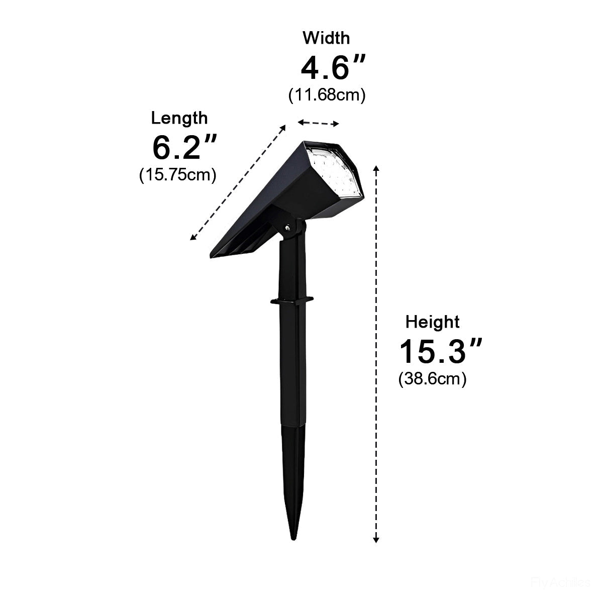Solar Waterproof IP65 Outdoor LED Spot Light Landscape Lighting - Flyachilles