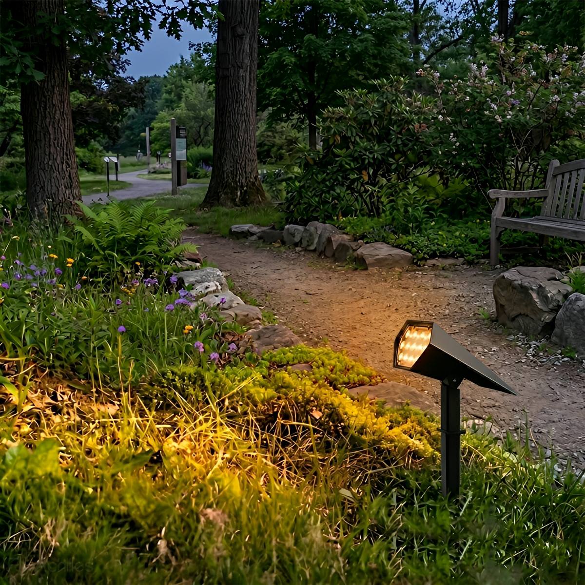 Solar Waterproof IP65 Outdoor LED Spot Light Landscape Lighting, Garden & Tree Uplight RGB / Single