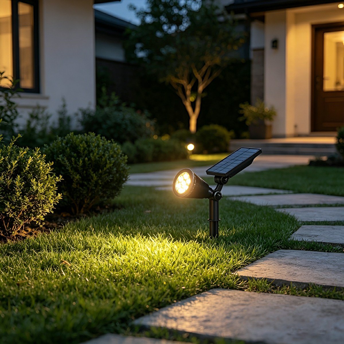 Solar Waterproof LED Landscape Tree Lighting Outdoor Spot Light - Flyachilles