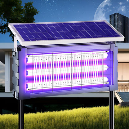 Solar Waterproof LED Outdoor Lawn Mosquito Bug Zapper Killer Lights - Flyachilles