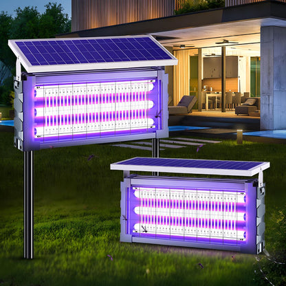 Solar Waterproof LED Outdoor Lawn Mosquito Bug Zapper Killer Lights - Flyachilles