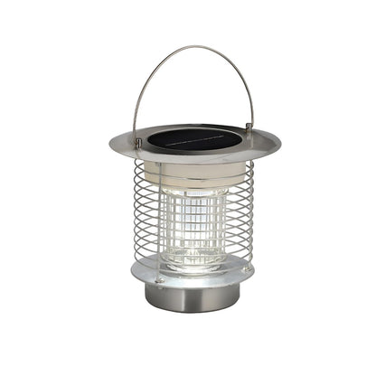 Solar Waterproof LED Outdoor Mosquito Bug Zapper Killer Hanging Lantern Rechargeable - Flyachilles