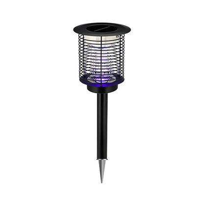 Solar Waterproof LED Outdoor Mosquito Bug Zapper Killer Lawn Pillar Lights - Flyachilles