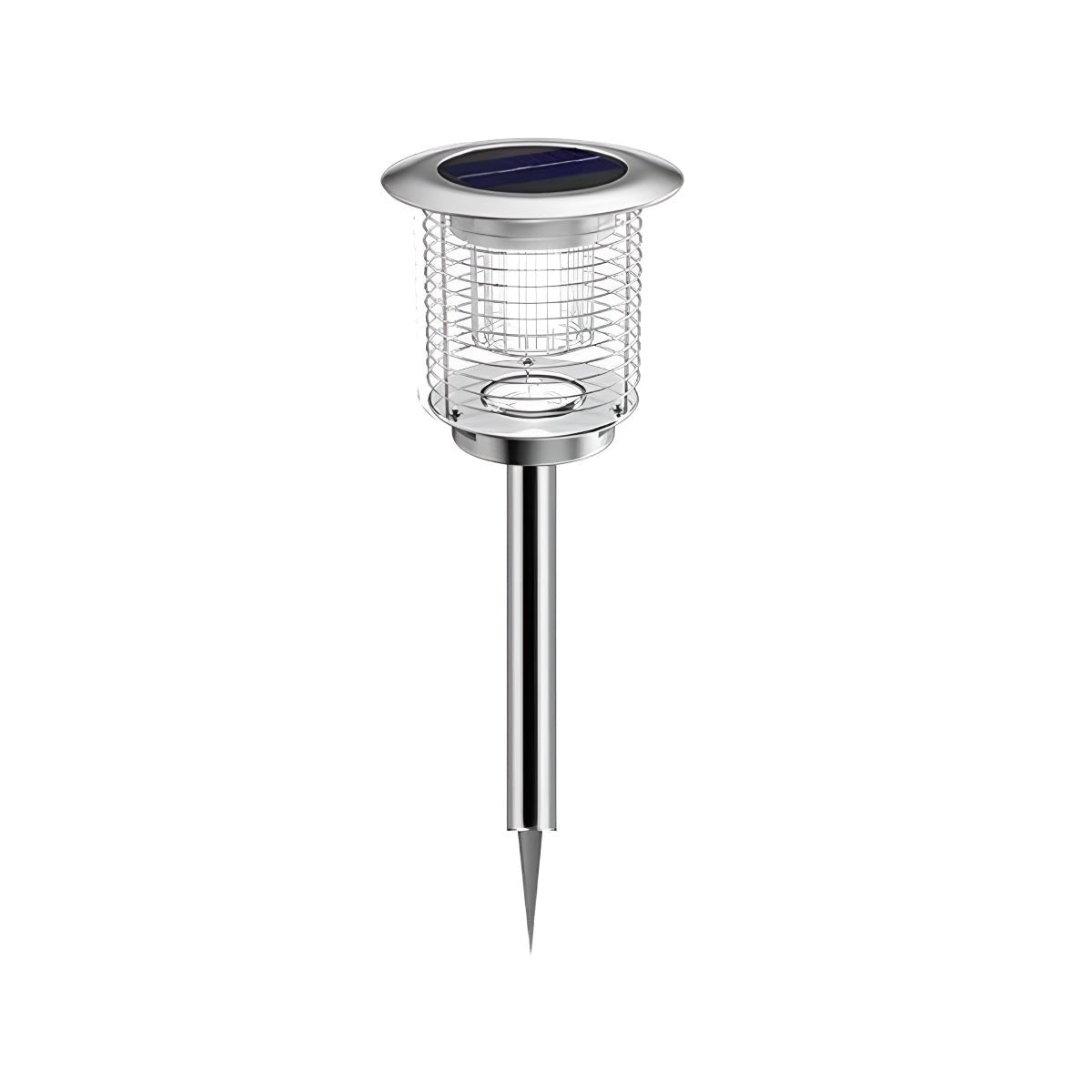 Solar Waterproof LED Outdoor Mosquito Bug Zapper Killer Lawn Pillar Lights - Flyachilles