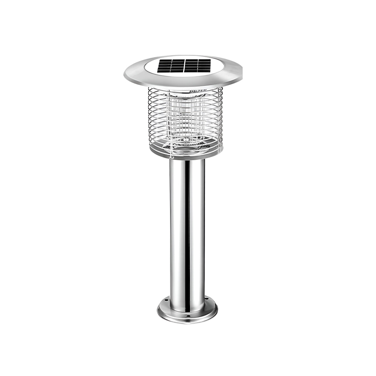 Solar Waterproof LED Outdoor Mosquito Bug Zapper Killer Lawn Pillar Lights - Flyachilles