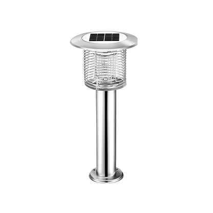 Solar Waterproof LED Outdoor Mosquito Bug Zapper Killer Lawn Pillar Lights - Flyachilles