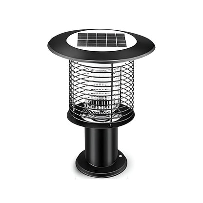 Solar Waterproof LED Outdoor Mosquito Bug Zapper Killer Post light Rechargeable - Flyachilles