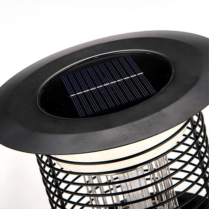 Solar Waterproof LED Outdoor Mosquito Bug Zapper Killer Post light Rechargeable - Flyachilles