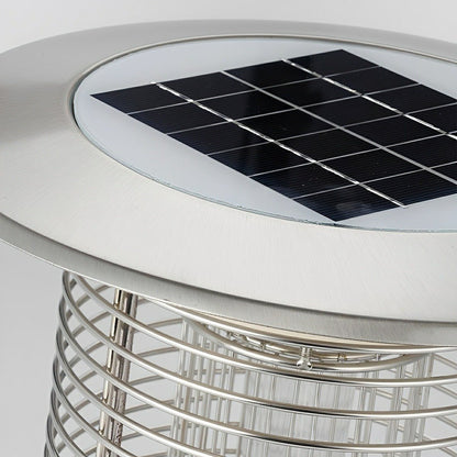Solar Waterproof LED Outdoor Mosquito Bug Zapper Killer Post light Rechargeable - Flyachilles
