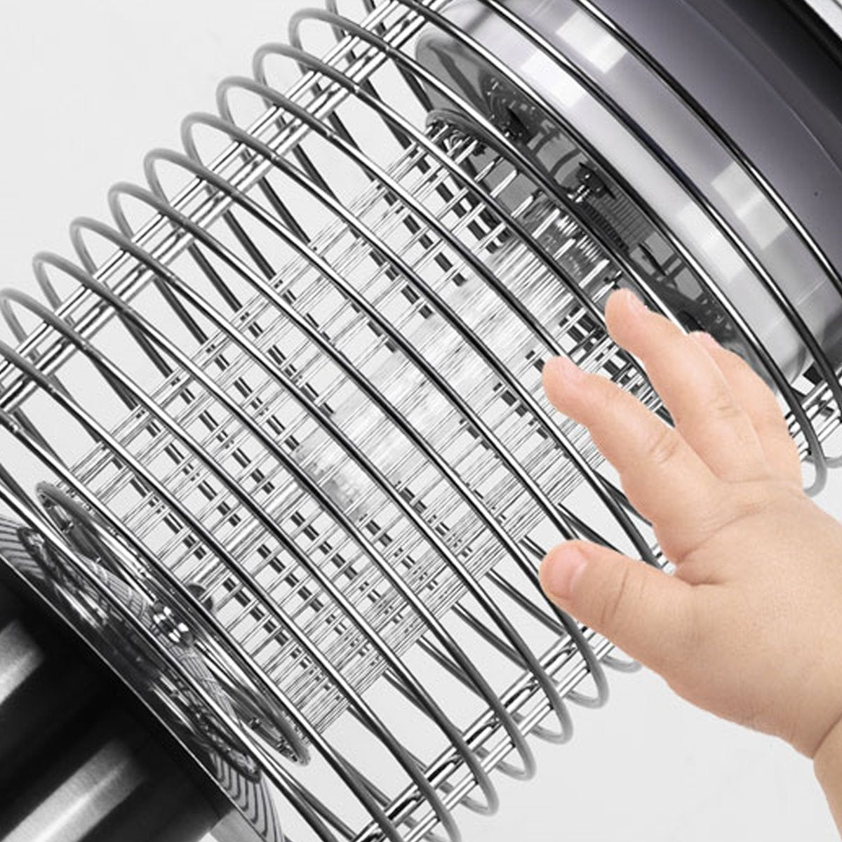 Solar Waterproof LED Outdoor Mosquito Bug Zapper Killer Post light Rechargeable - Flyachilles