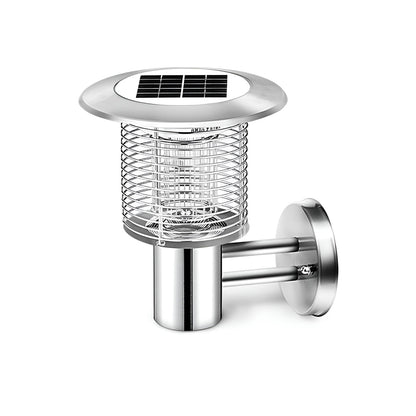 Solar Waterproof LED Outdoor Mosquito Bug Zapper Killer Wall Lights Rechargeable - Flyachilles