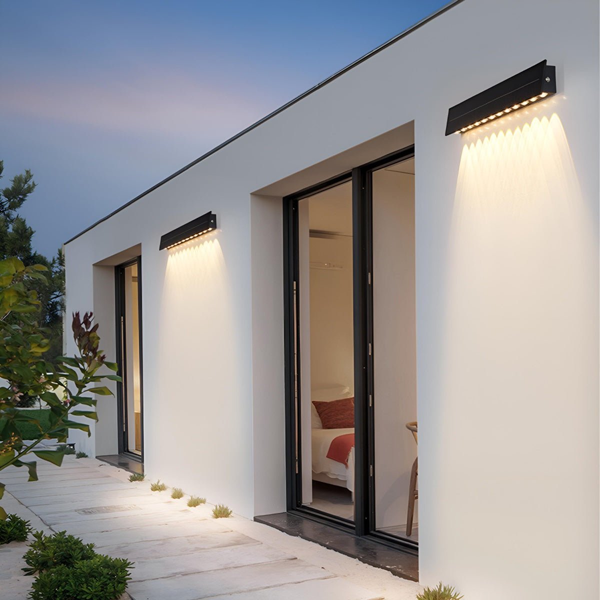 Solar Waterproof Modern Down LED Outdoor Wall Washer Light - Flyachilles