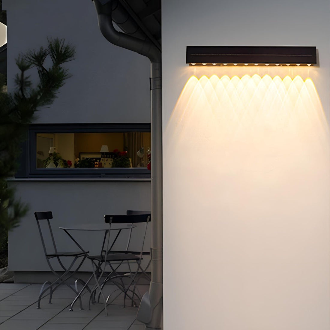 Solar Waterproof Modern Down LED Outdoor Wall Washer Light - Flyachilles
