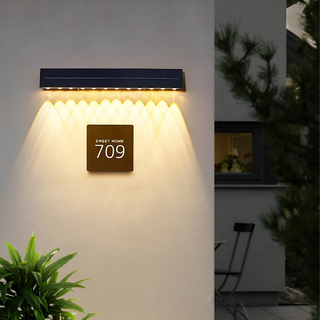 Solar Waterproof Modern Down LED Outdoor Wall Washer Light - Flyachilles