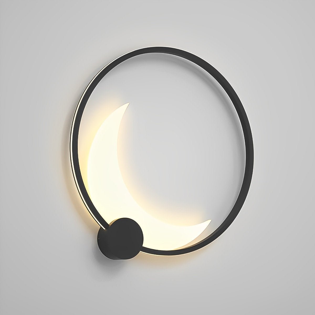 Solar Waterproof Moon LED Round Outdoor Wall Sconces - Flyachilles