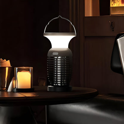 Solar Waterproof Outdoor Mosquito Bug Zapper Killer LED Hanging Lantern Lights - Flyachilles