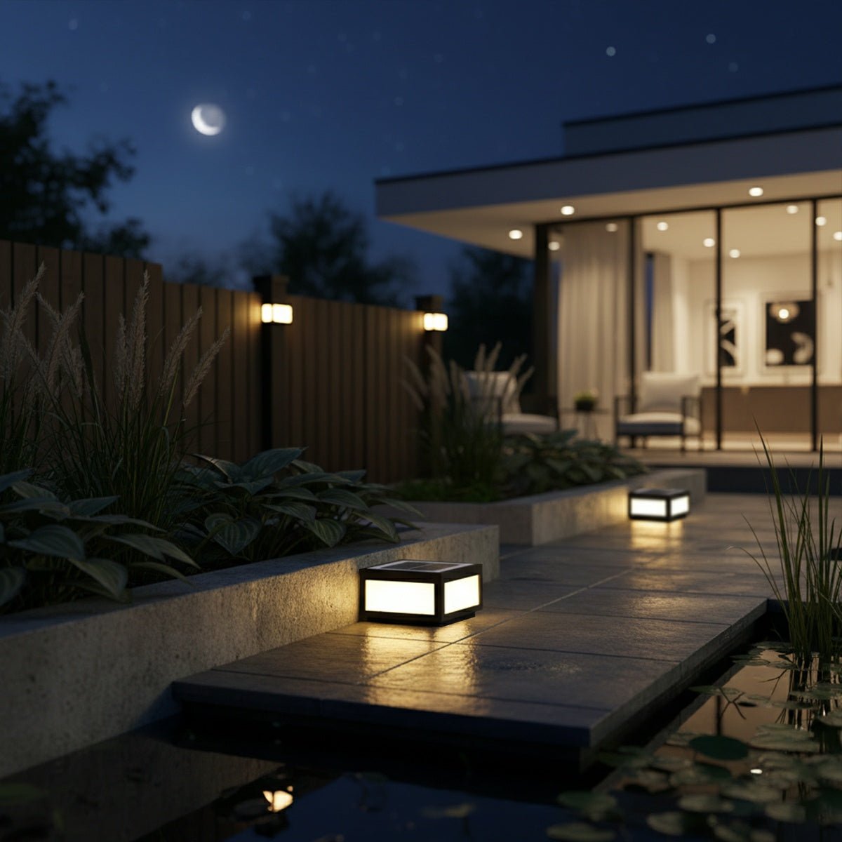 Solar Waterproof Post Cap Aluminum Column Pedestal Light - Flyachilles