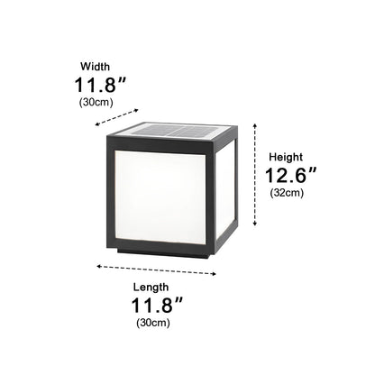 Solar Waterproof Post Cap Aluminum Column Pedestal Light - Flyachilles