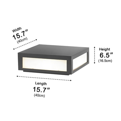 Solar Waterproof Post Cap Aluminum Column Pedestal Light - Flyachilles