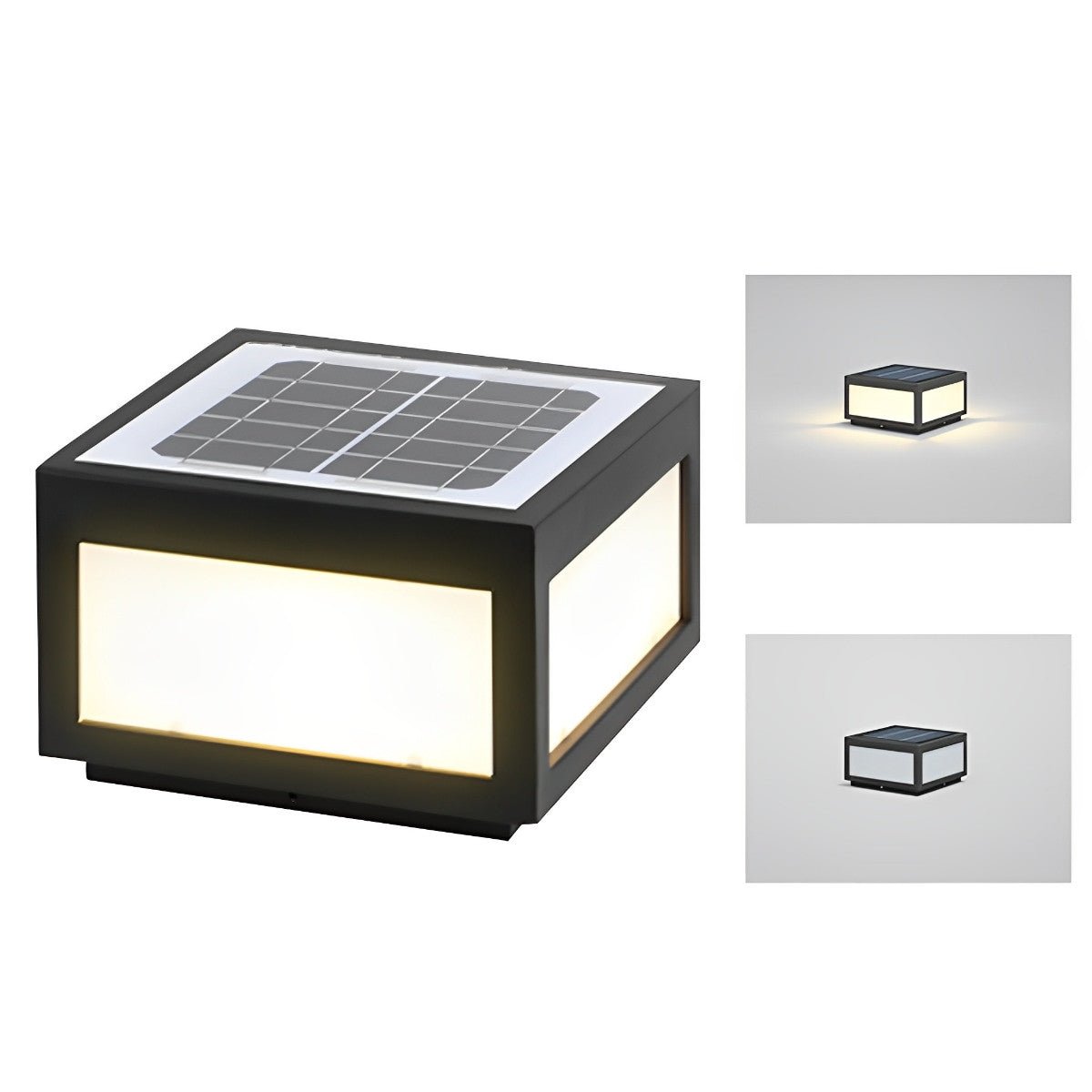 Solar Waterproof Post Cap Aluminum Column Pedestal Light - Flyachilles