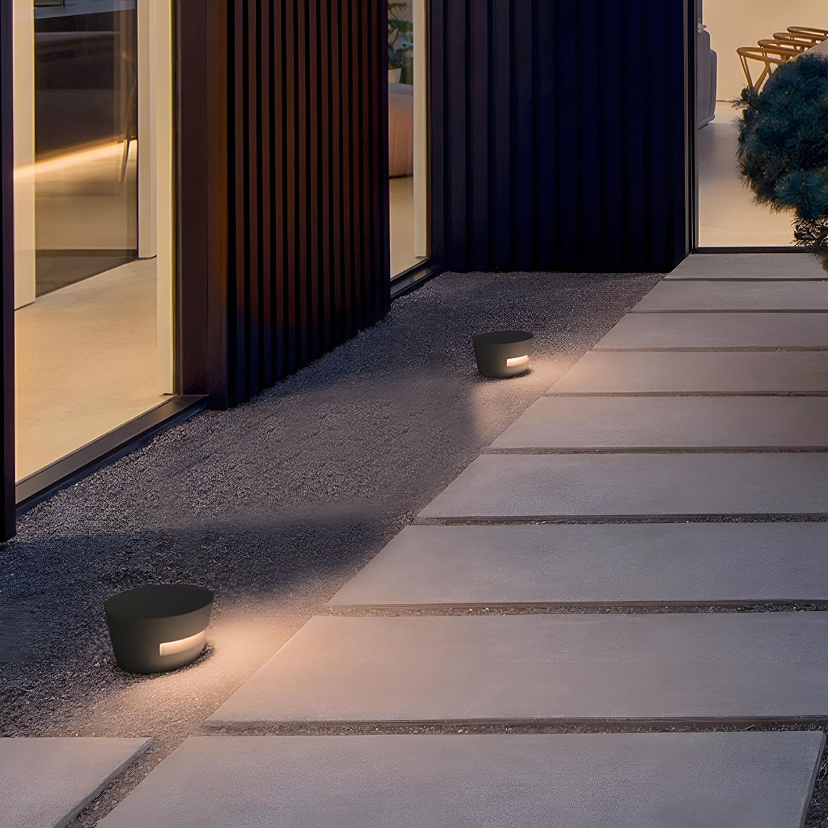 Solar Waterproof Round LED Outdoor Landscape Lighting - Flyachilles
