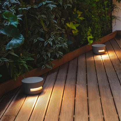 Solar Waterproof Round LED Outdoor Landscape Lighting - Flyachilles