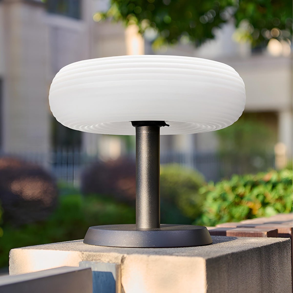 Solar Waterproof Round Removable LED Outdoor Post Lights - Free Installation - Flyachilles