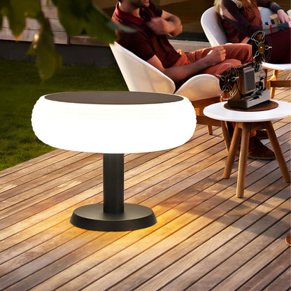 Solar Waterproof Round Removable LED Outdoor Post Lights - Free Installation - Flyachilles