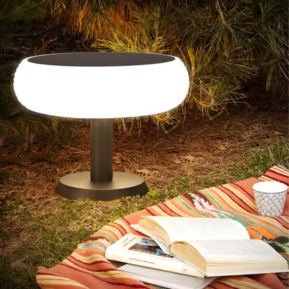 Solar Waterproof Round Removable LED Outdoor Post Lights - Free Installation - Flyachilles