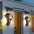 Solar Waterproof Vintage Peacock Outdoor LED Porch Wall Lights - Flyachilles