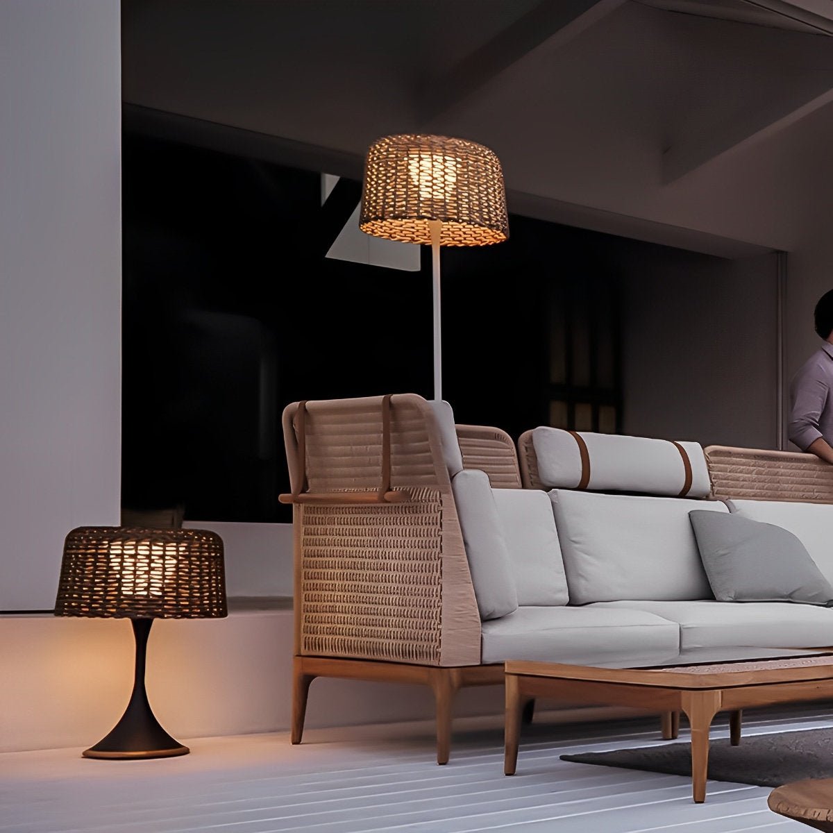 Snapshot of Furniture Outdoor Weaved Led Lighting Fixtures