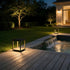 Square Hollow Frame Waterproof LED Outdoor Post Cap Light - Flyachilles