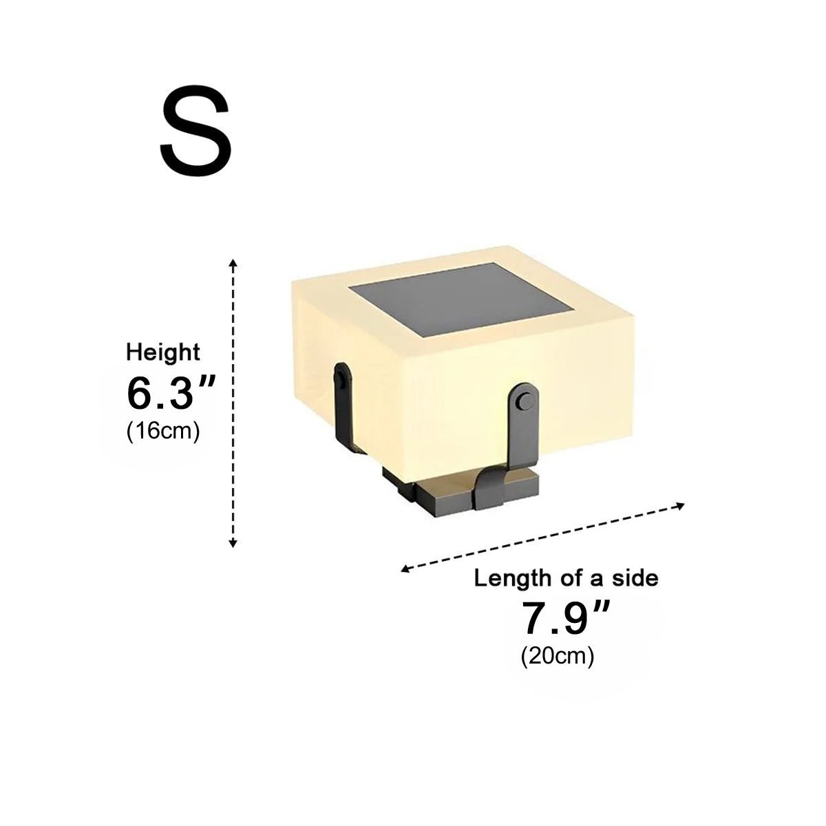 Square IP65 Waterproof LED Creative Modern Fence Post Lights - Flyachilles